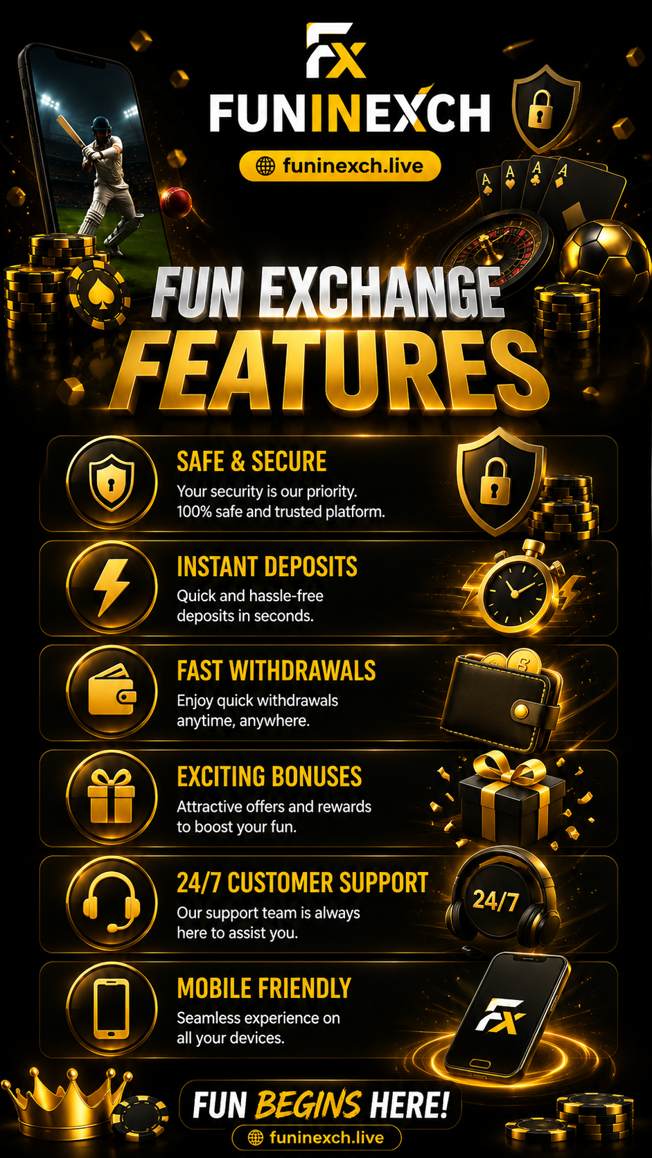 Fun Exchange Features